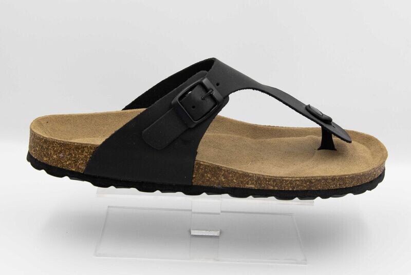 ARIMA: tong cuir noir_