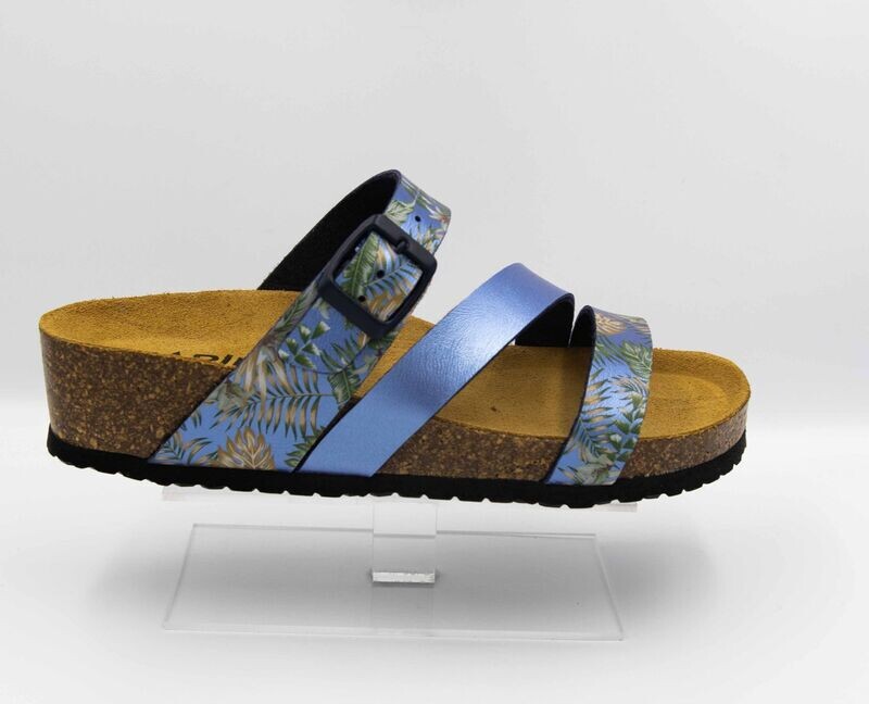 ARIMA: mules fantaisie bleu_