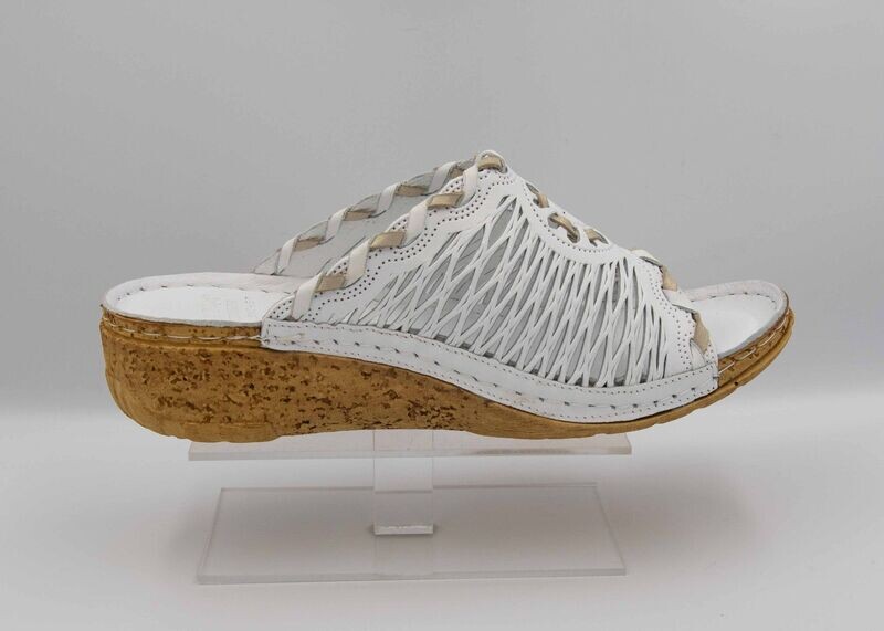 KARYOKA : mules blanc multi_