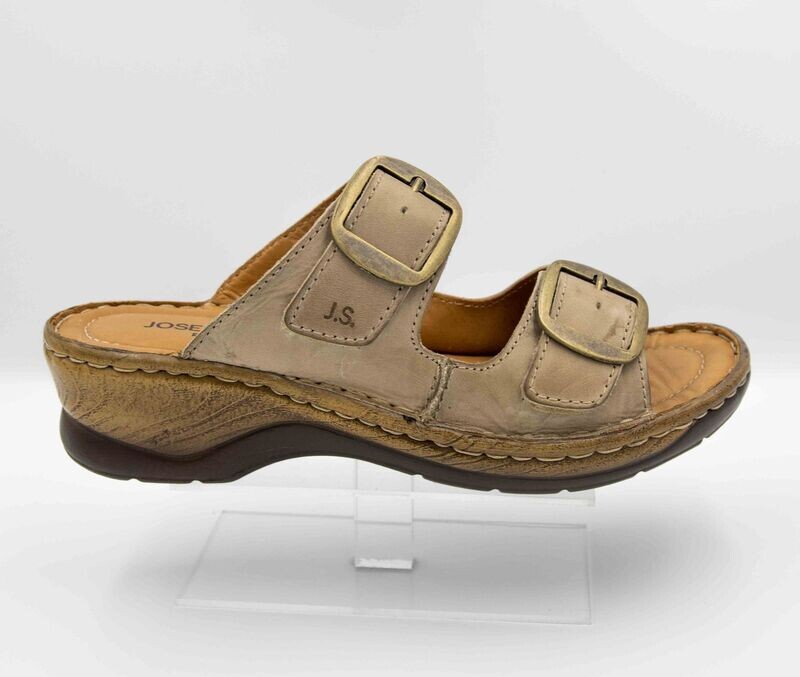 JOSEF SEIBEL : mules creme_
