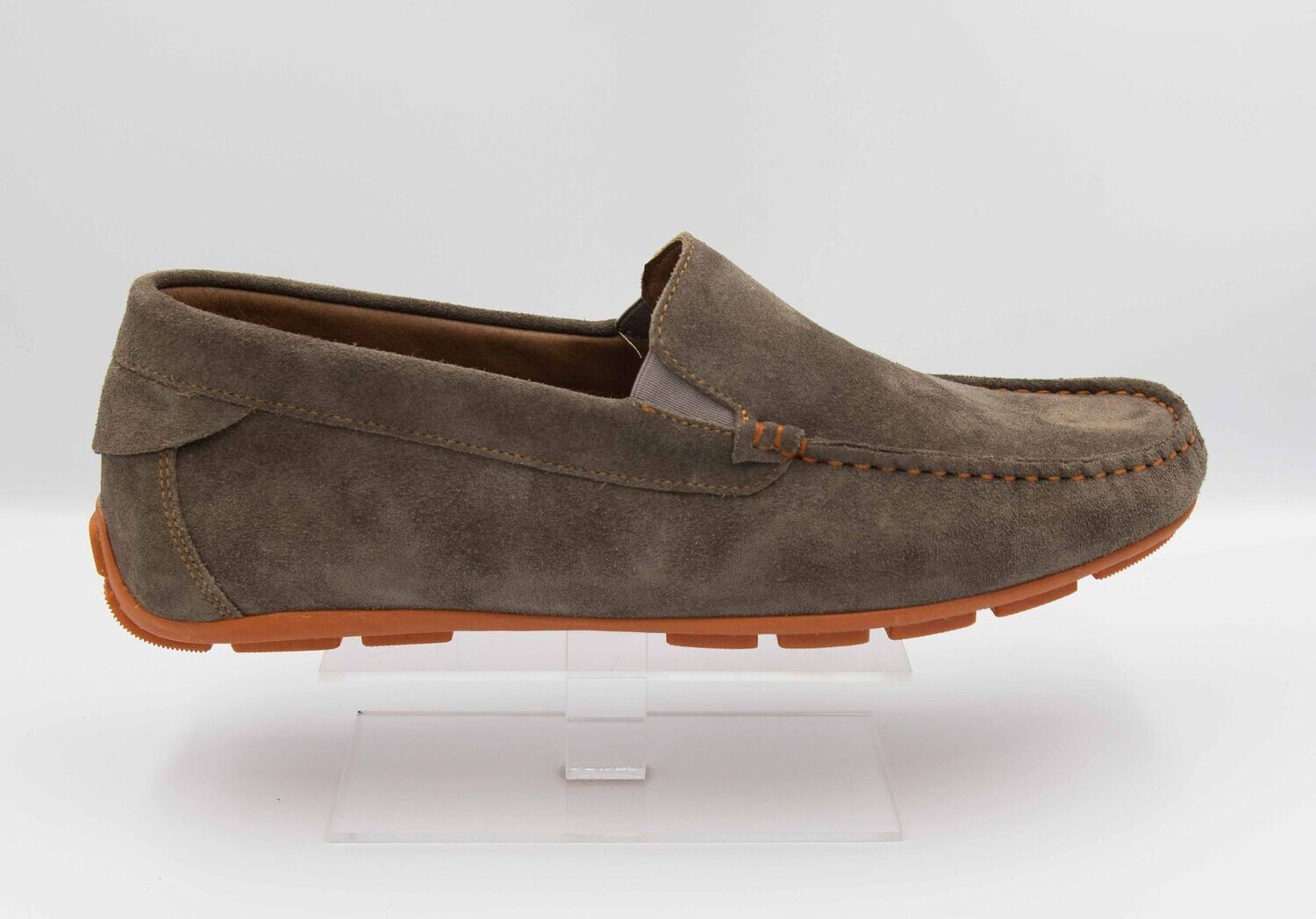 HIPNESS : mocassin taupe orange