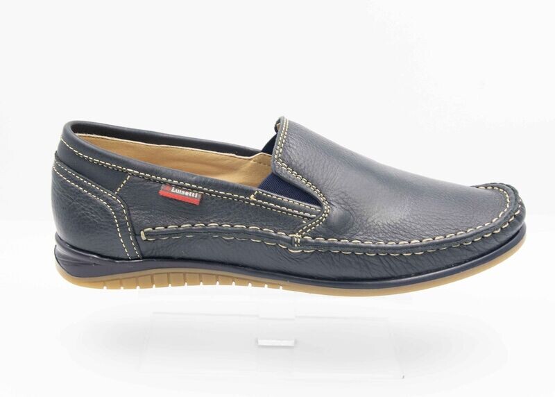 LUISETTI : mocassin marine_