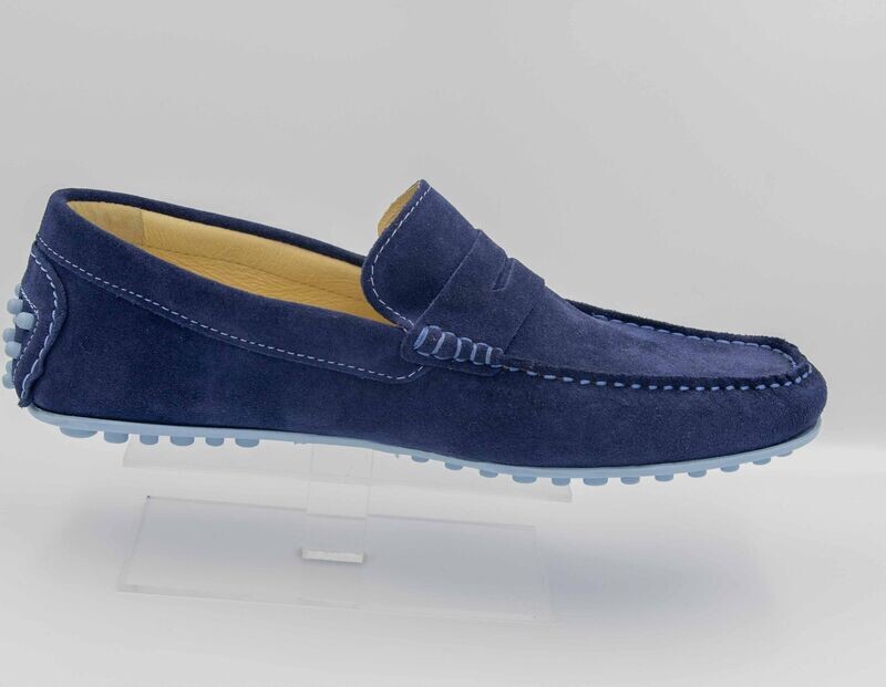 HIPNESS : mocassin bleu_