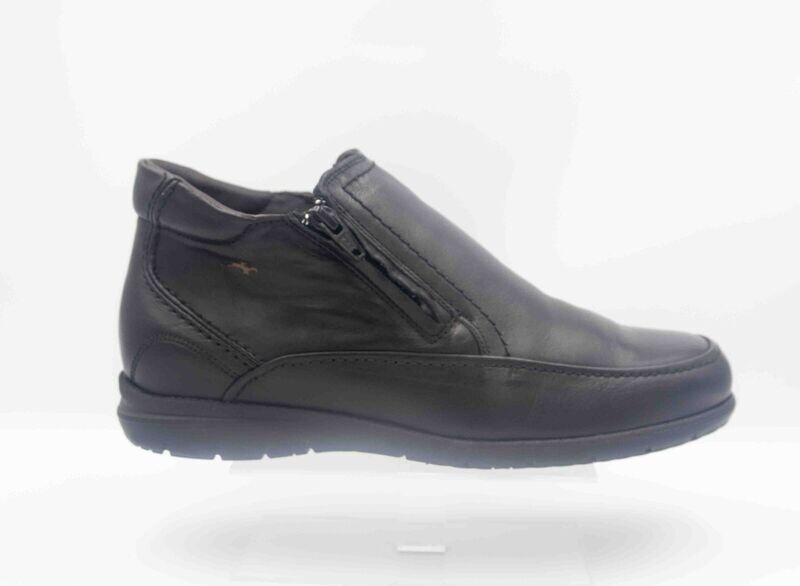 FLUCHOS : boots 2 zips noir_