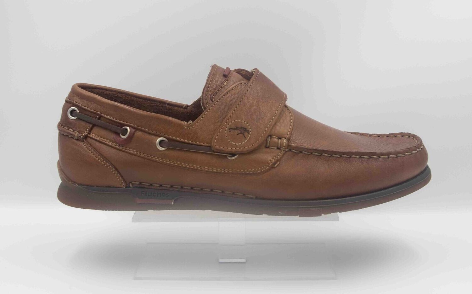 FLUCHOS : mocassin cognac scratch