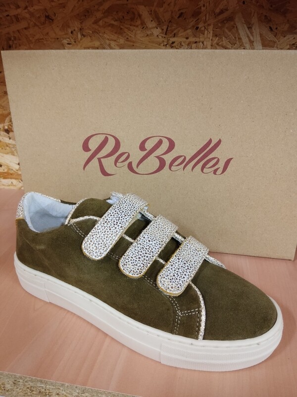 REBELLES : baskets KAKI_