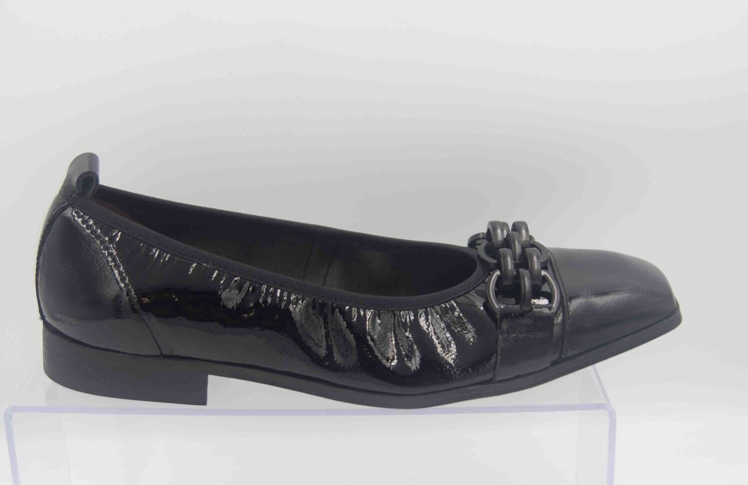FOLIES : ballerines vernies noir_