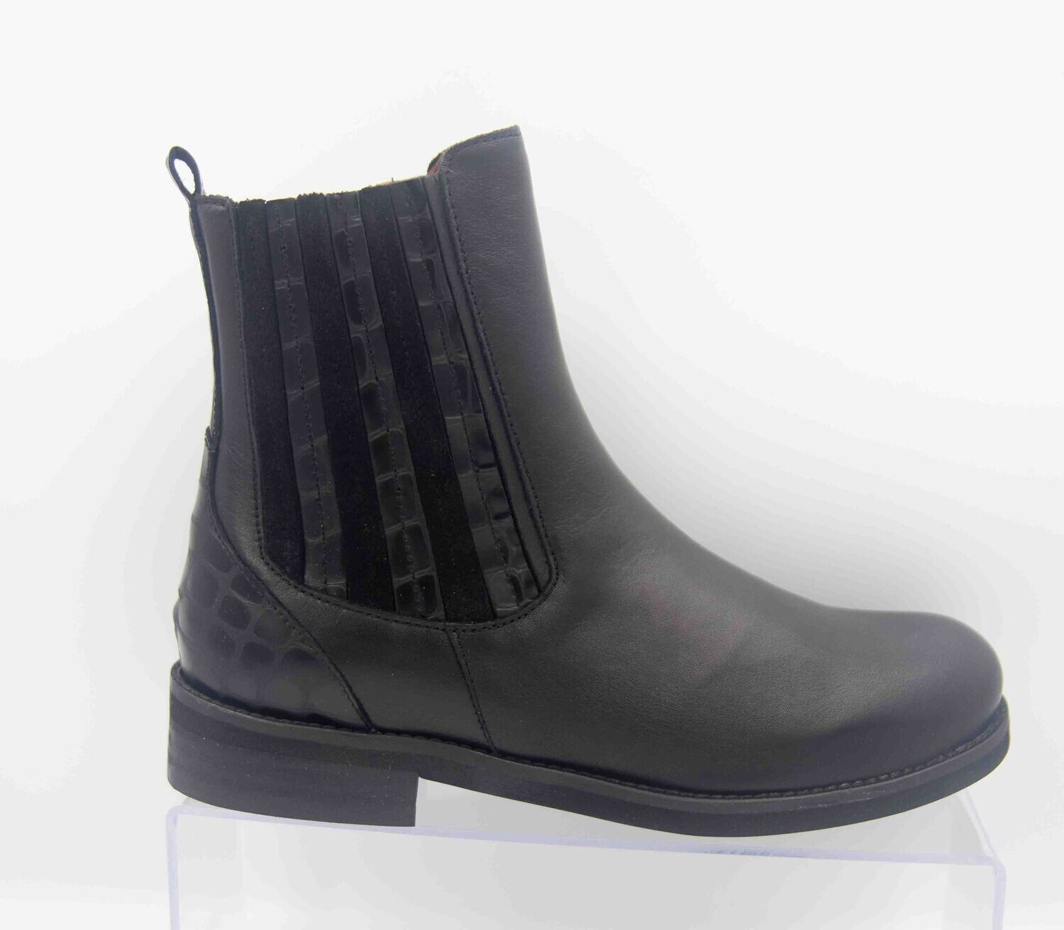 ROCK AND ROSE : bottine noir_