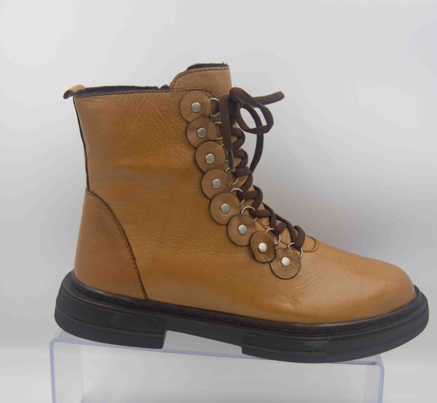 KARYOKA : boots haute cognac_