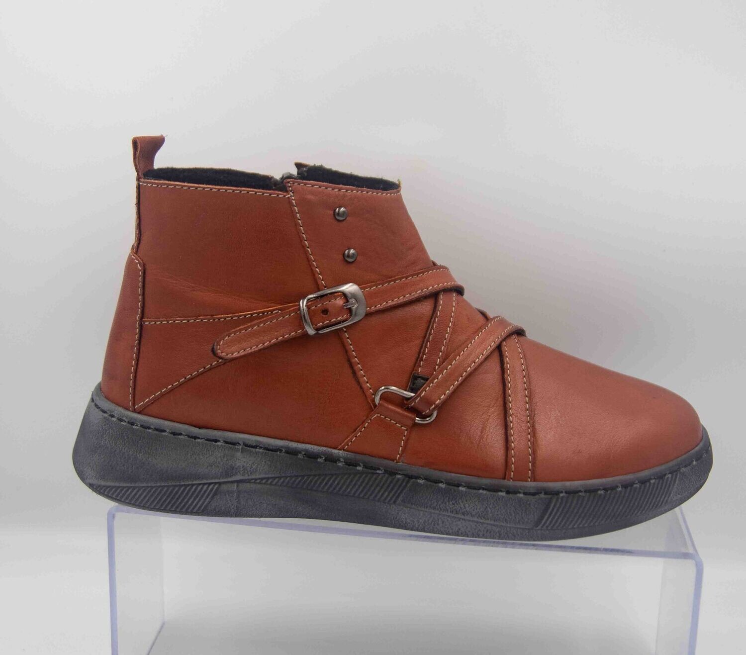 KARYOKA : boots  brique