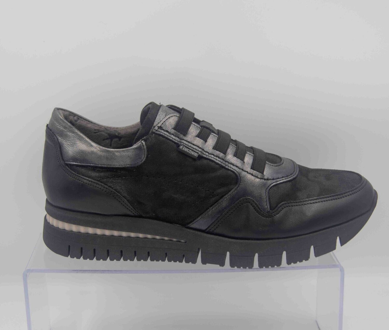 FLUCHOS : baskets confort noir_