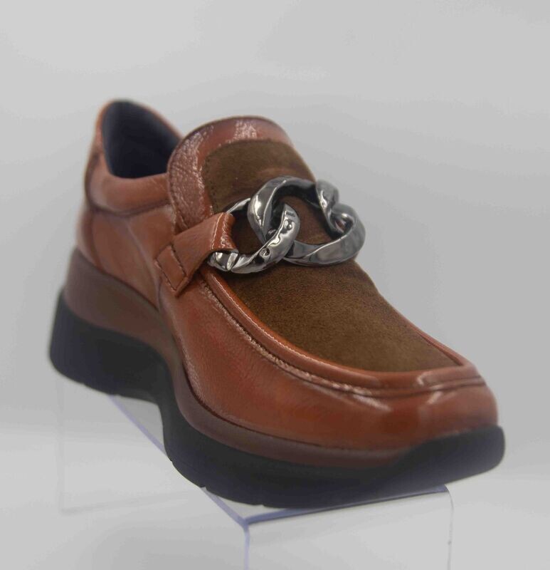 DORKING : mocassin orange vernis_