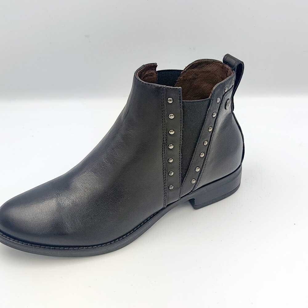 NERO GIARDINI : bottine clou noir_