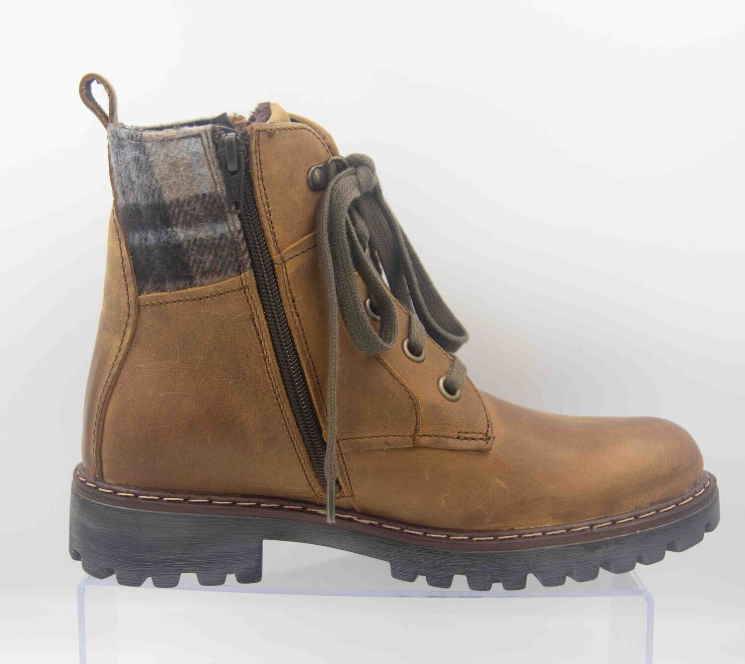 JOSEF SEIBEL : boots  cognac fourrées_