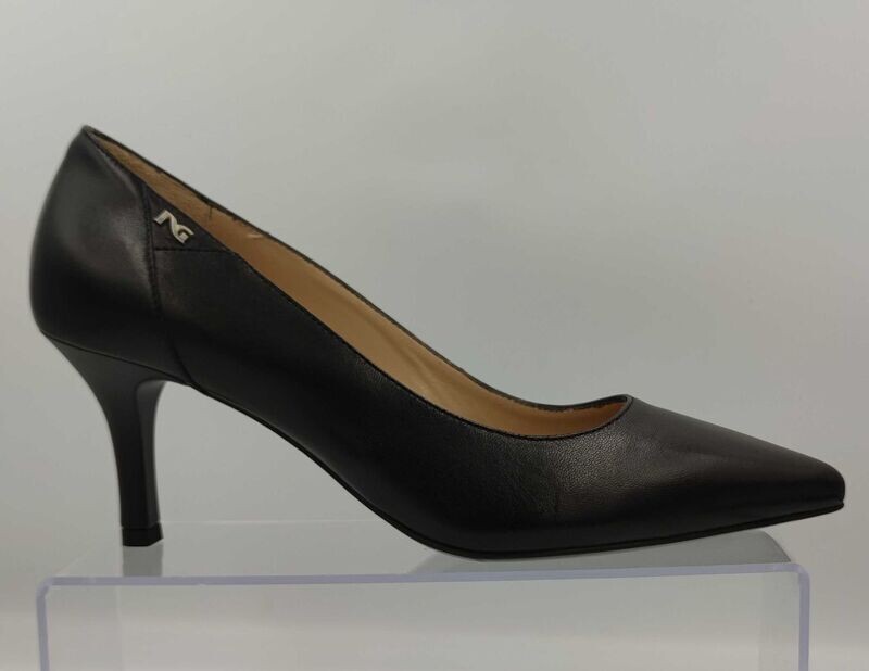 NERO GIARDINI : escarpin retro noir*