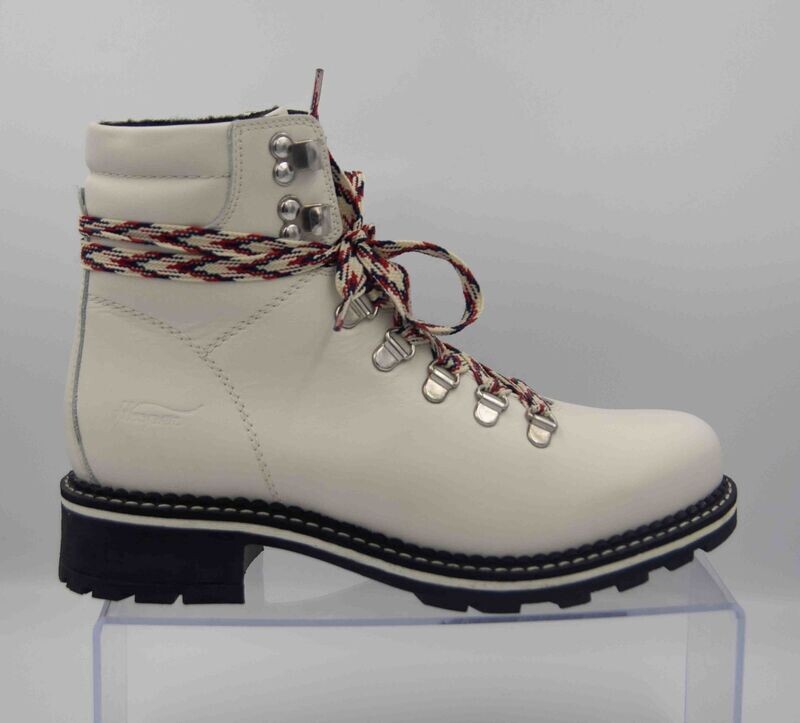 HOOPER : boots fourrées blanches_
