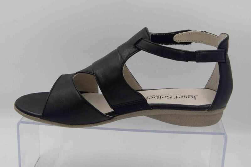 JOSEF SEIBEL :  sandales  noir_