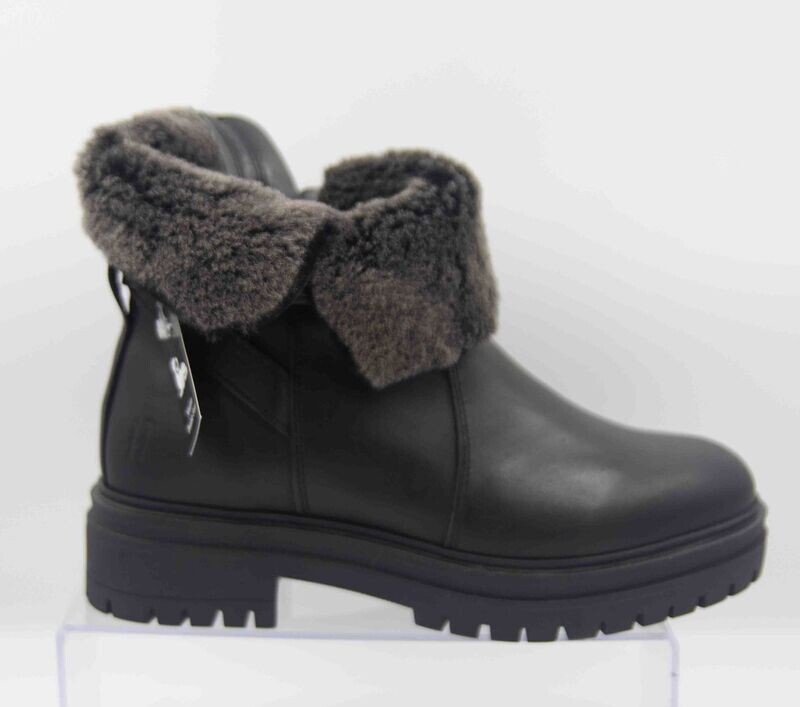 HOOPER : boots fourrées noir_