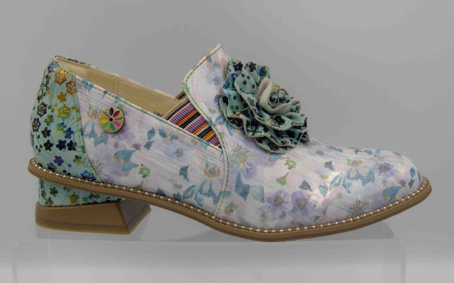 LAURA VITA : mocassin azur_