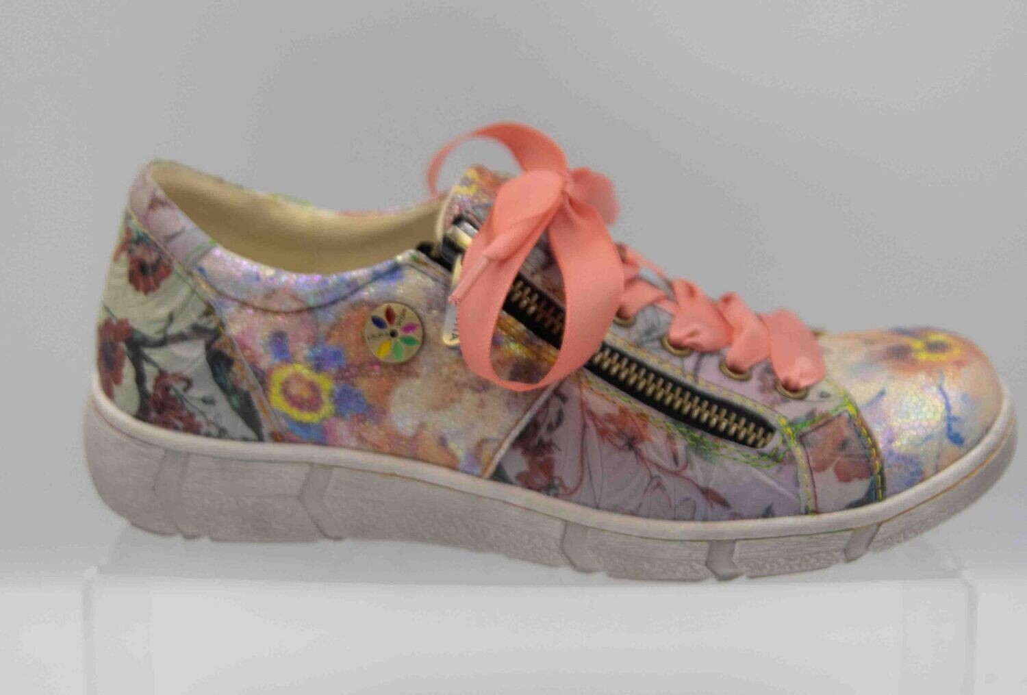LAURA VITA : baskets basses rose_