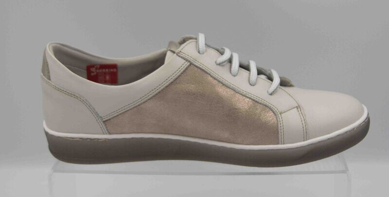 DORKING : baskets crème platine_
