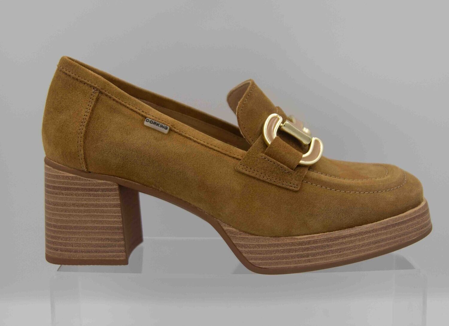 FLUCHOS : mocassins camel