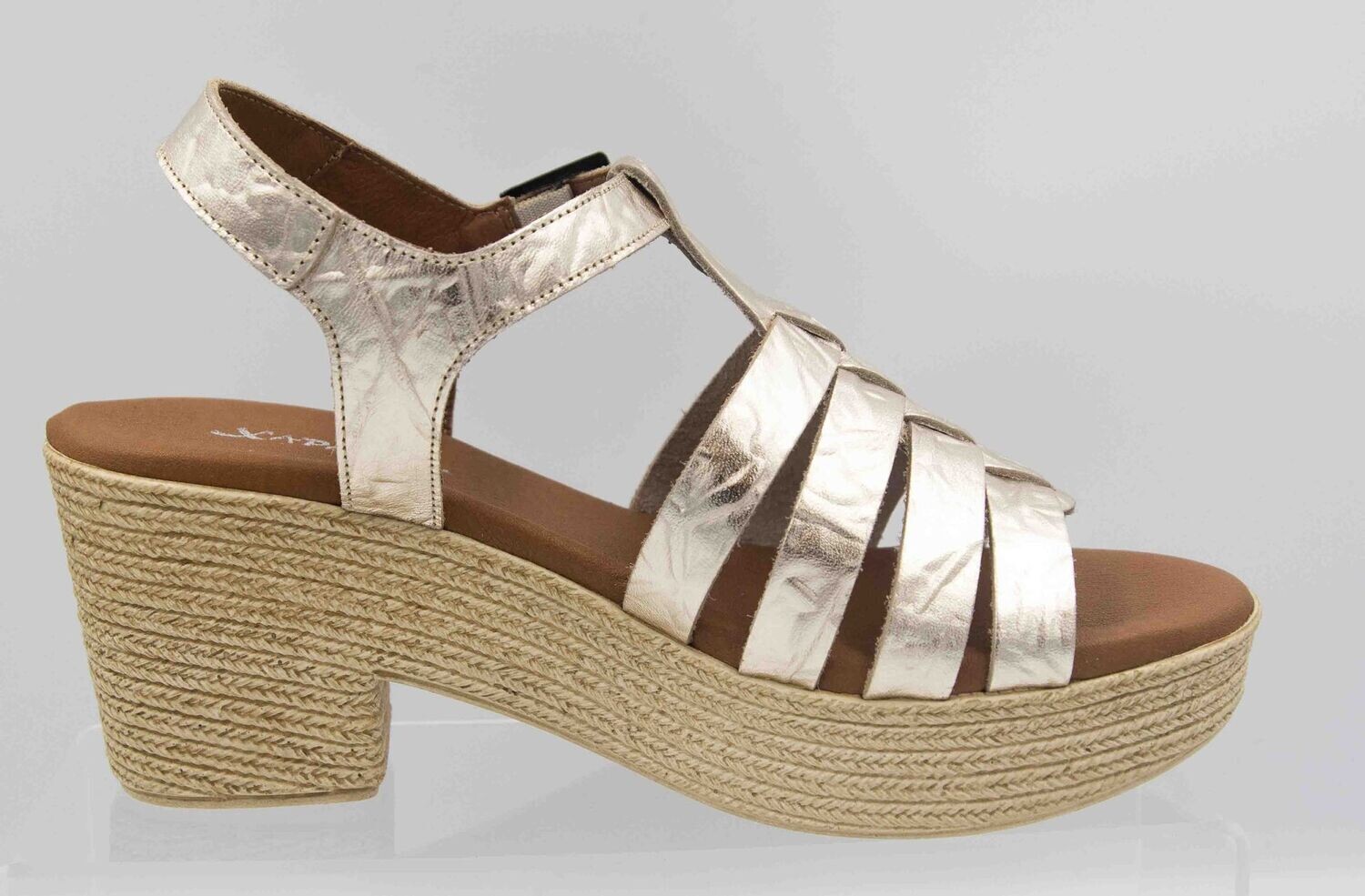 XAPATAN : nu-pieds champagne_