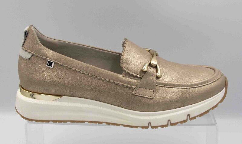 FLUCHOS : mocassins platine_
