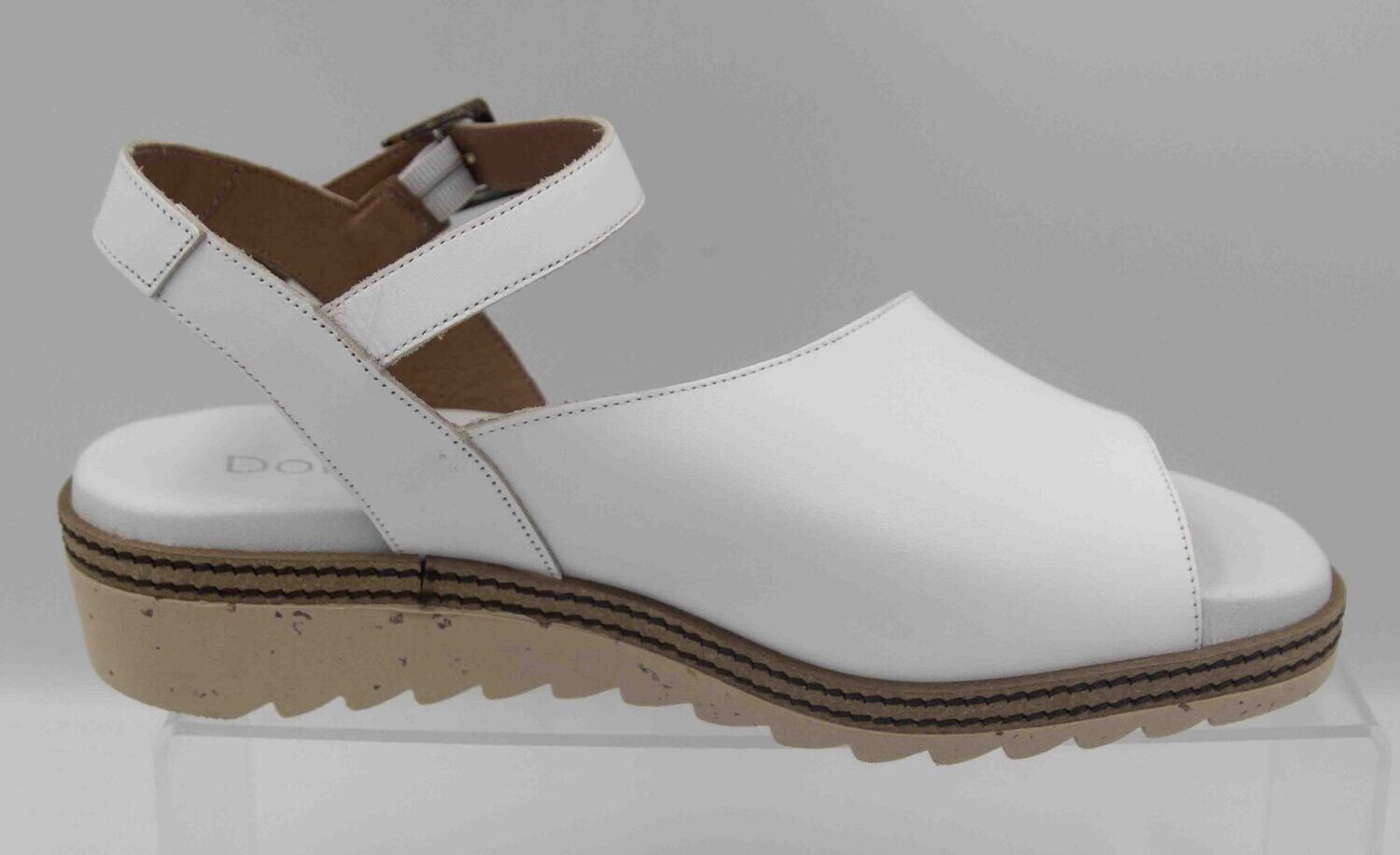DORKING : nu-pieds blanc_