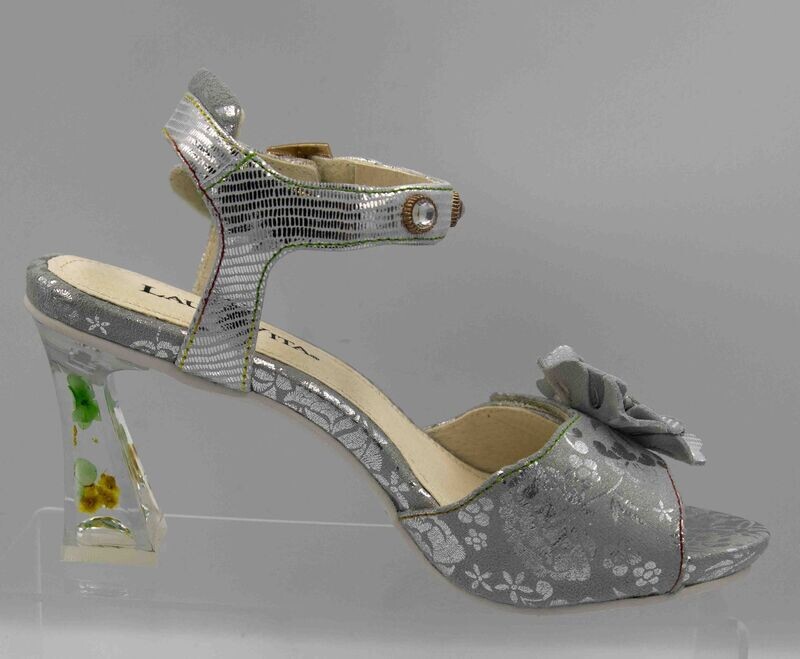 LAURA VITA : escarpin argent nino_