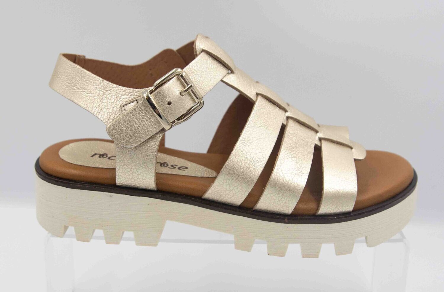 ROCK and ROSE : nu-pieds  doré tendance desert_