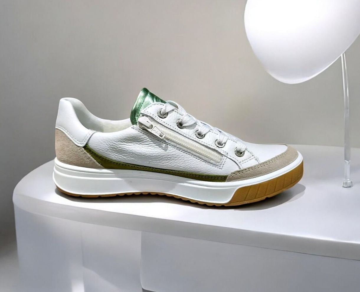 ARA : Baskets blanc vert