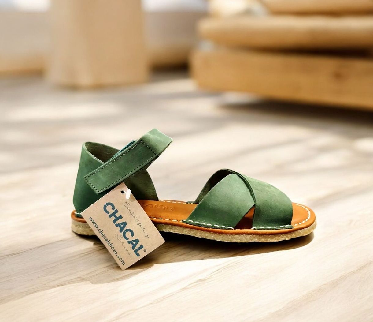 CHACAL : nu pieds vert