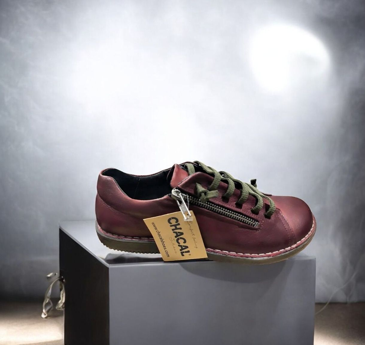 CHACAL: trotteur zip bordeaux