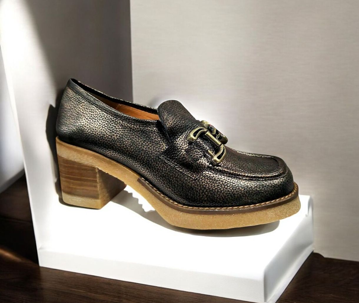 ROCK AND ROSE : Mocassins gold