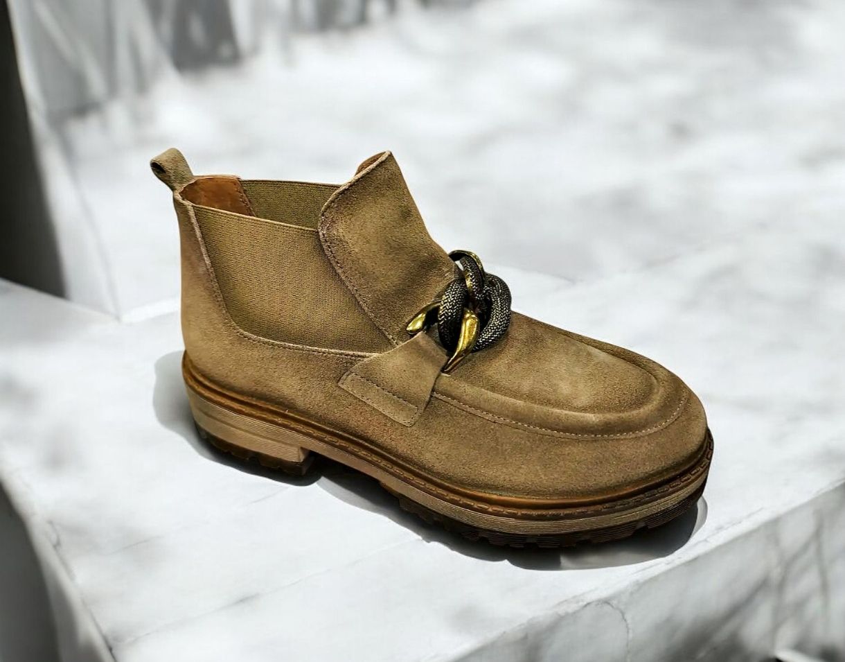 ROCK AND ROSE : Mocassins tierra