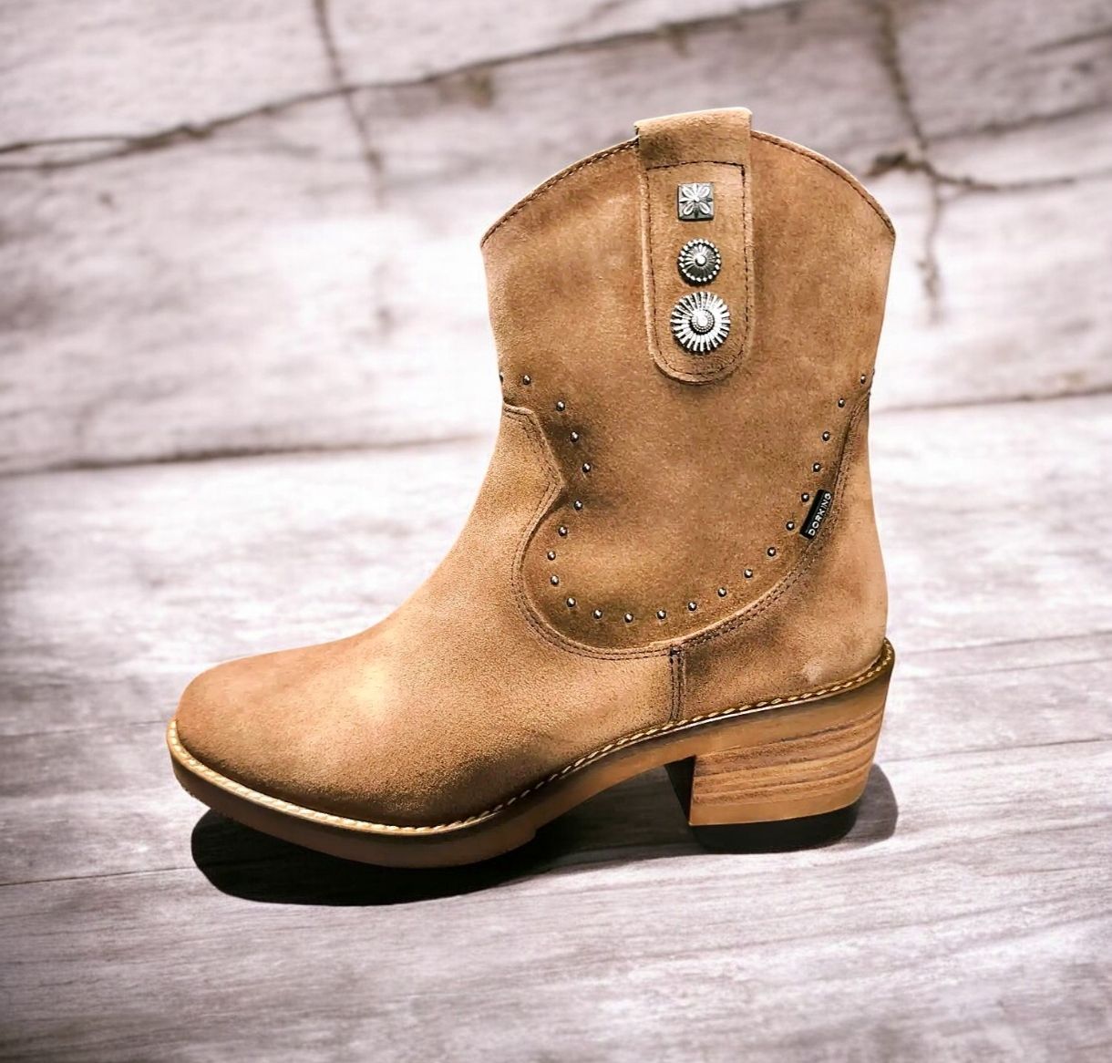 DORKING : bottes beige  cowboys