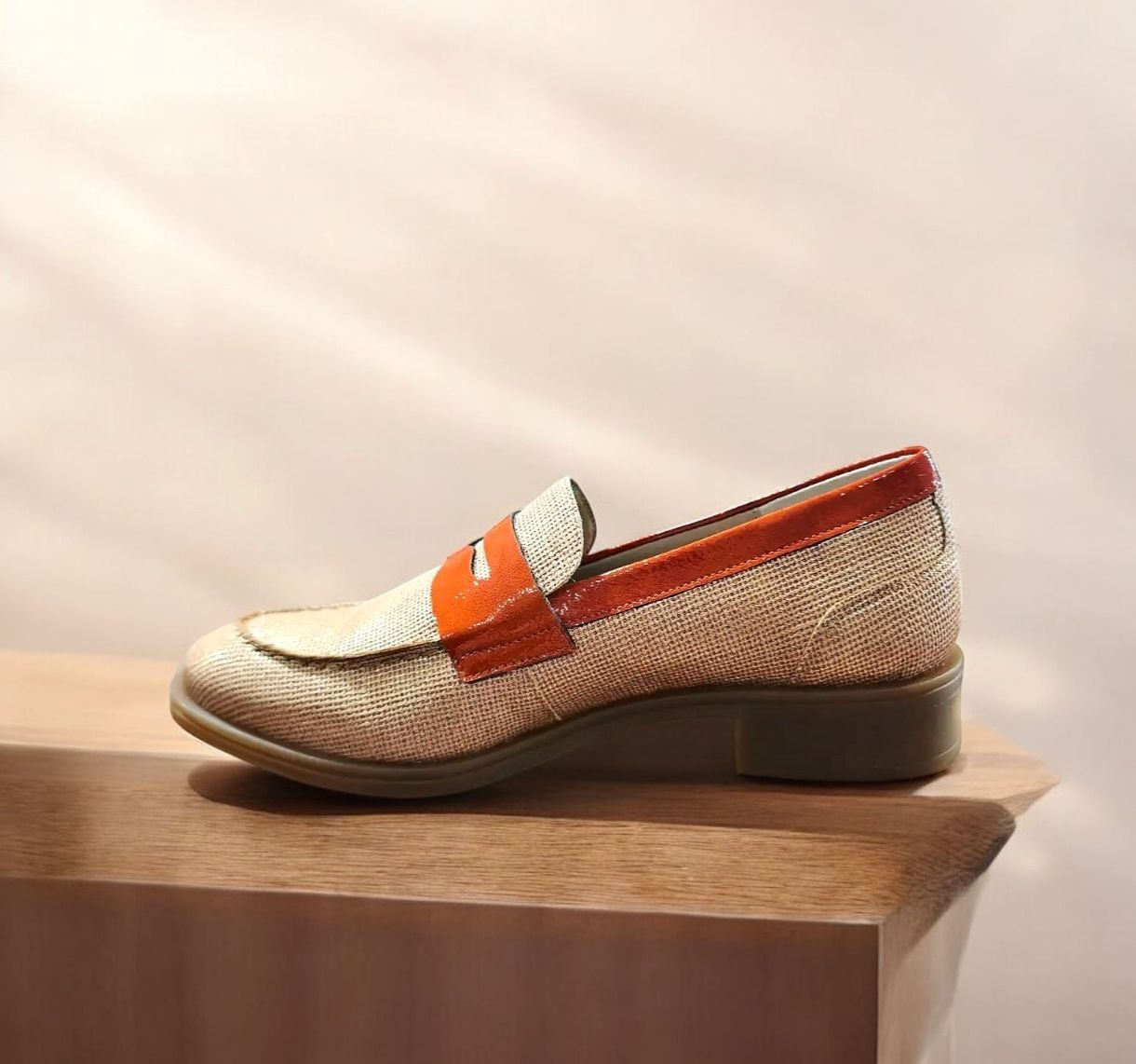 DORKING : mocassin nude teja