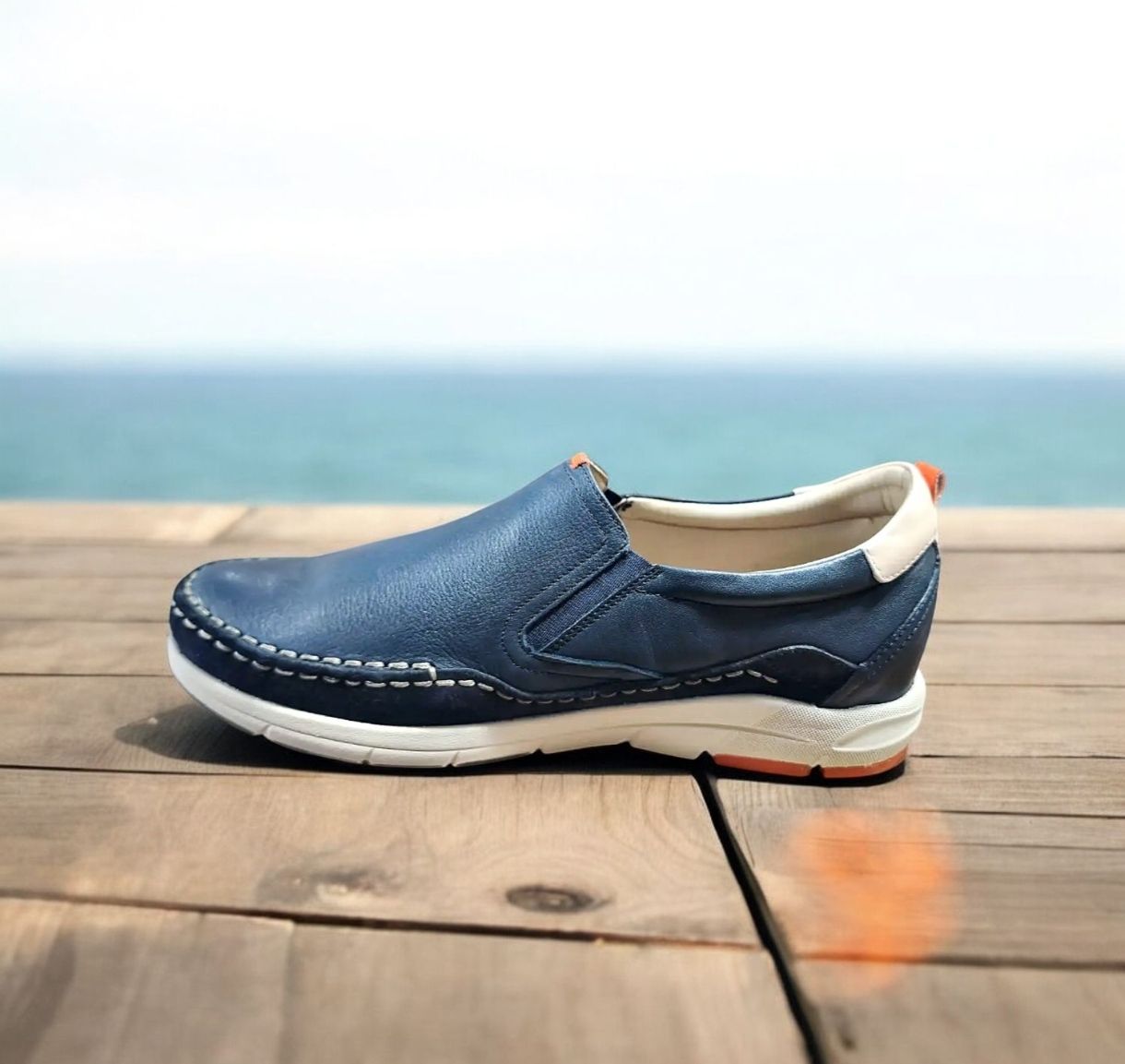 FLUCHOS : mocassin marine