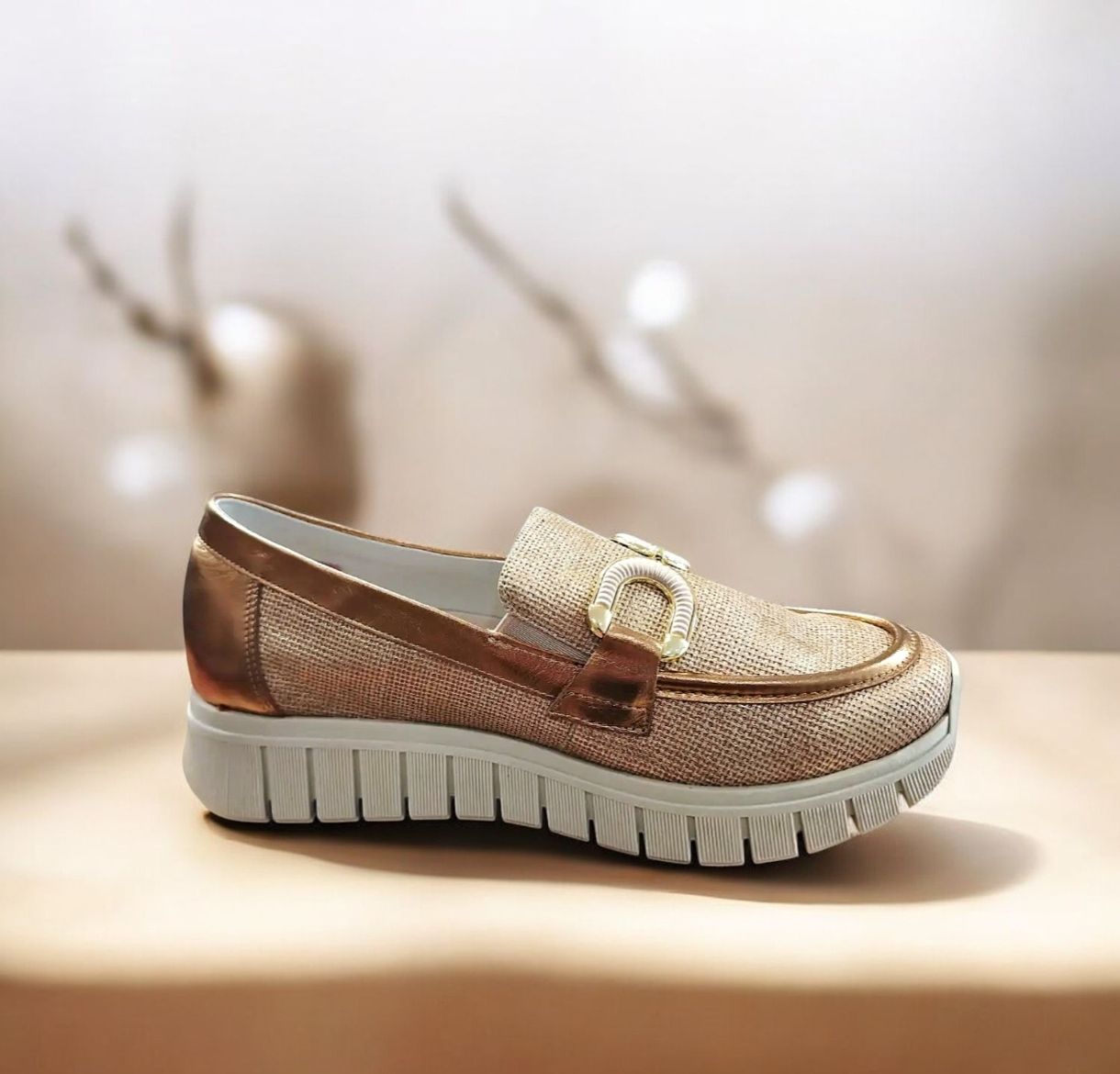 DORKING : mocassin doré