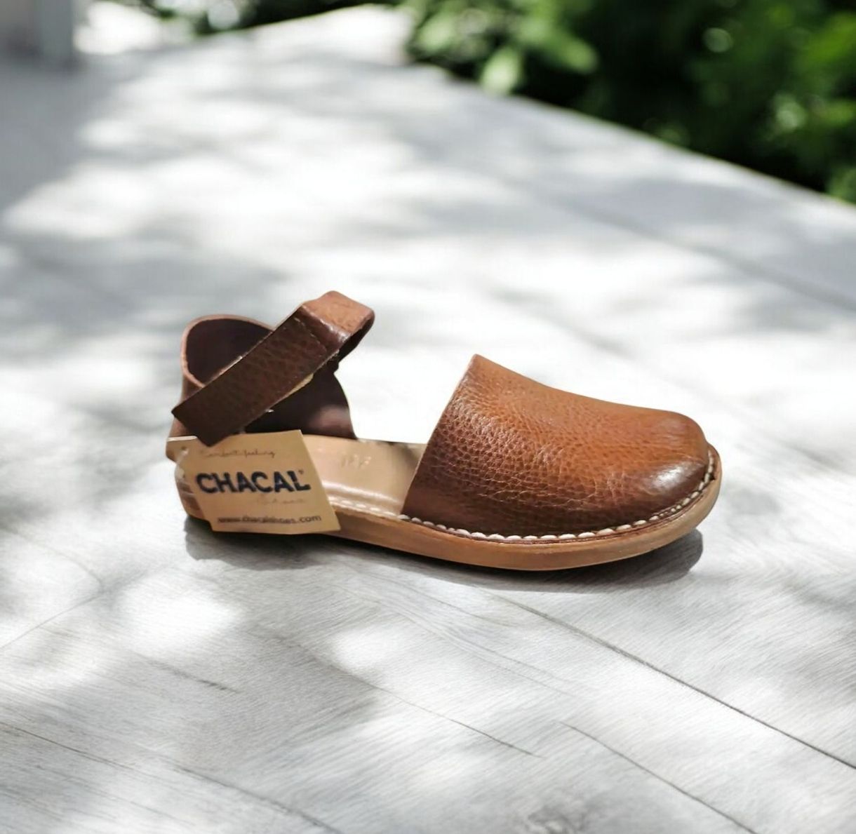 CHACAL  : ballerines cuero