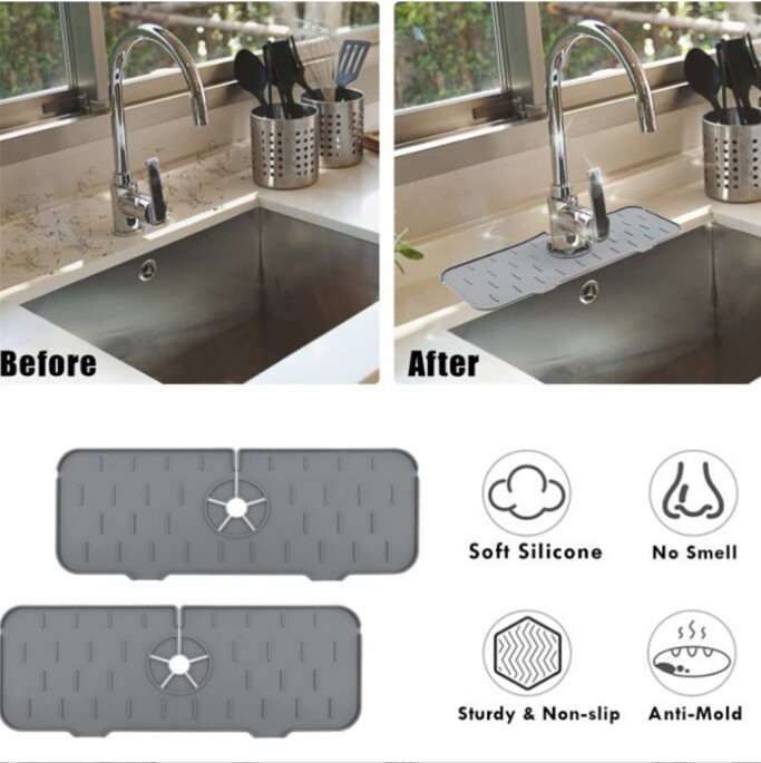 Silicone Faucet Drain Pad