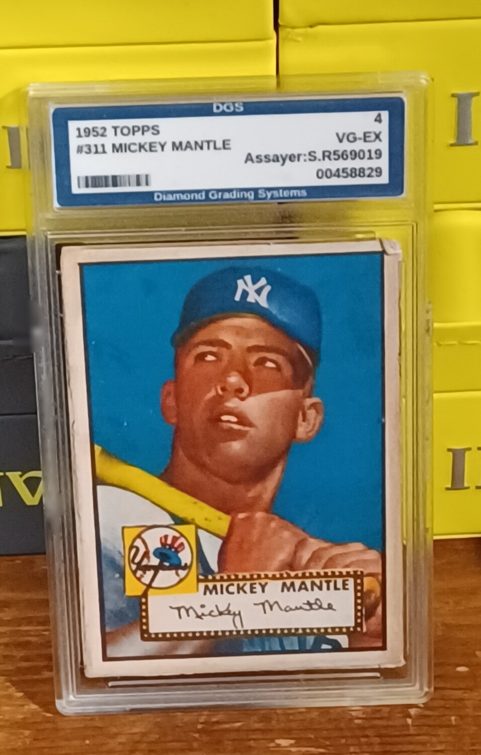 Mickey Mantle Topps Rookie Graded Replica Prop replication