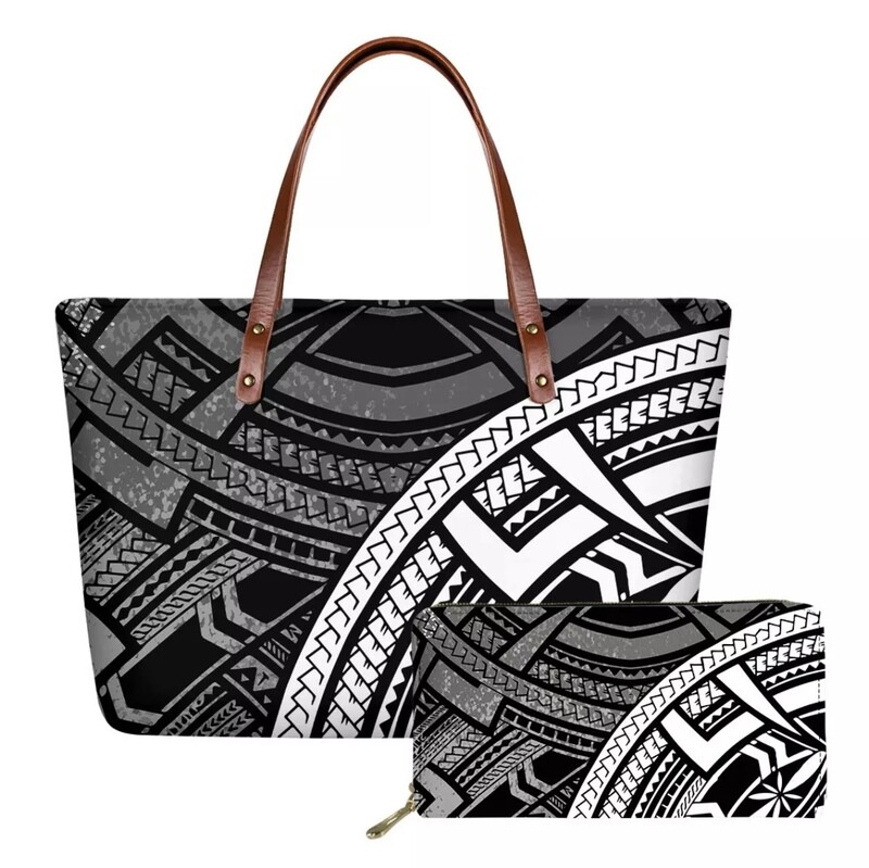 Pu Leather Handbags with matching wallet