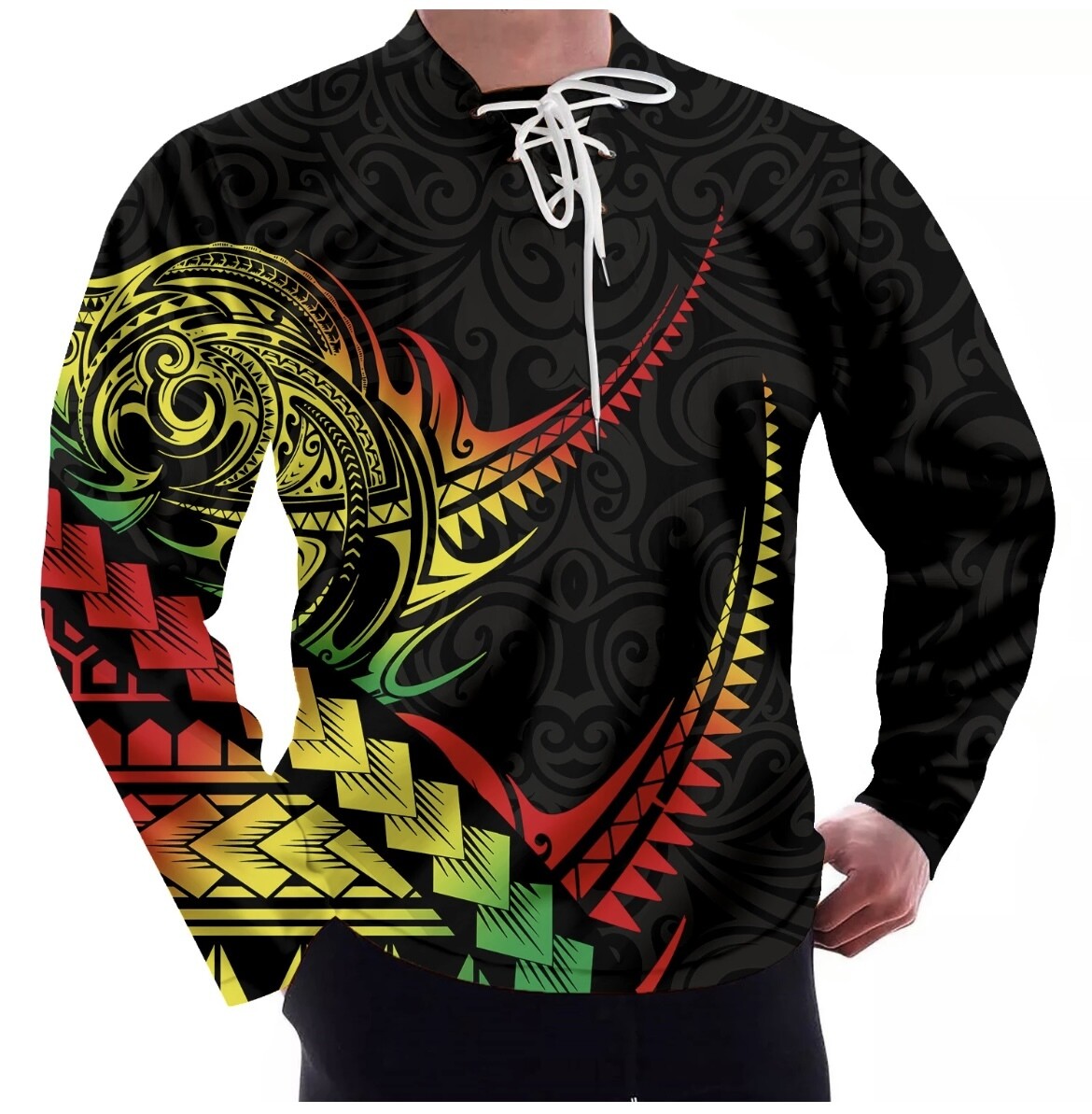 Long Sleeve T-Shirt with Lace up