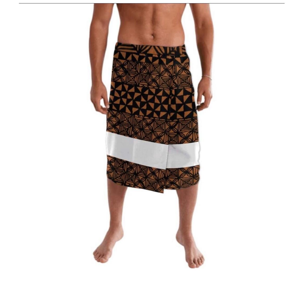 Ie Faitaga Brown and Black