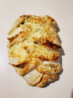 Cheese and garlic twist