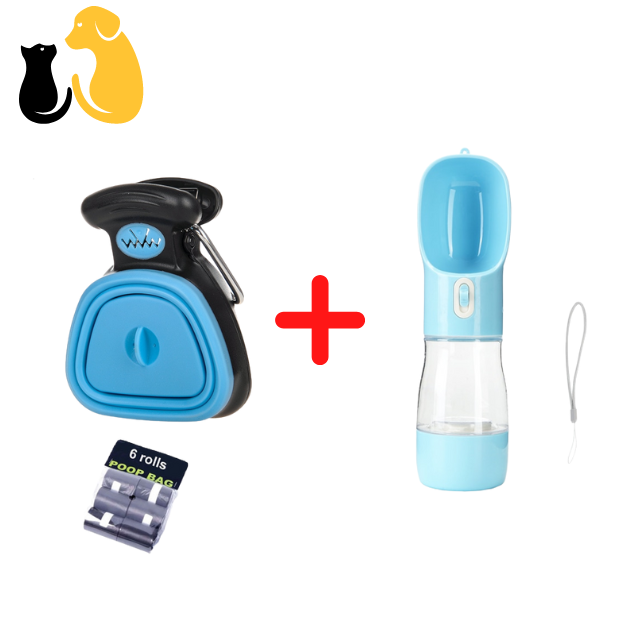 50%OFF| POOPER SCOOPER WITH Portable Dog Water Bottle