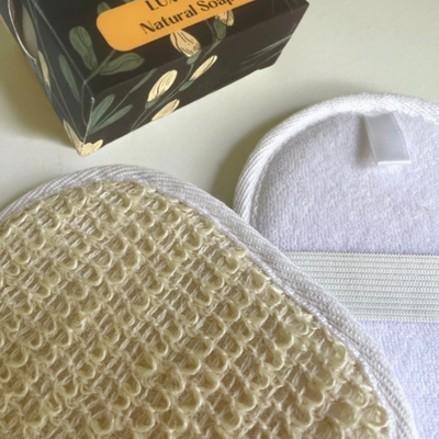 Ramie Exfoliating Wash Pad - Oval