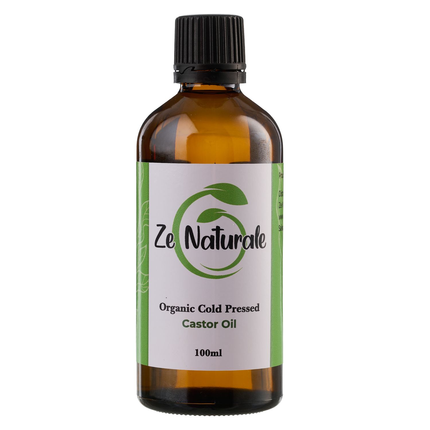 Organic Castor Oil - Cold Pressed &amp; Hexane Free - 100ml
